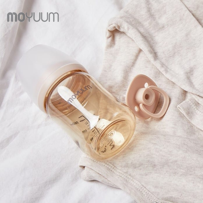 Bình sữa MOYUUM nhựa PPSU 170ml núm ty 0-3m (1 bình)