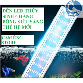 Đèn led siêu sáng WRGB thế hệ mới 6 hàng bóng loại 80cm chuyên dụng cho bể cá cảnh thủy sinh-đèn led bể cá giá tốt nhất