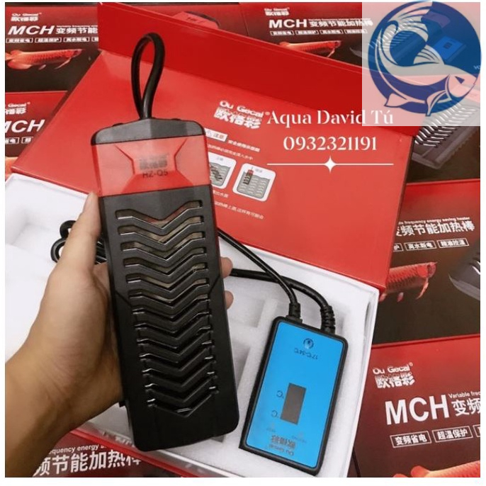 Sưởi Bể Cá Ou Gecai HZ-Q5 - Sưởi Bể Cá Cao Cấp Có Bộ ĐIều Khiển