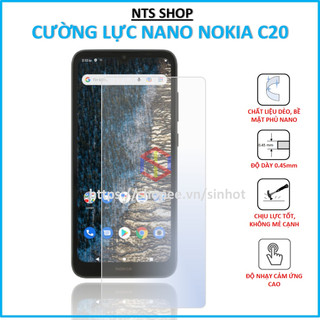 Dán cường lực dẻo bảo vệ màn hình trước, sau, camera NOKIA C20