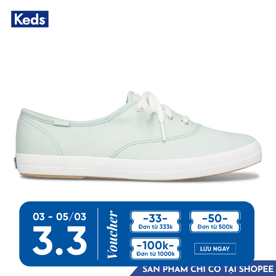 Giày Keds Nữ - Champion Solids Mint - KD060302
