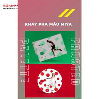 [MIYA VIỆT NAM OFFICIAL] Bảng pha màu Miya - Miya Frosted Palette Plastic ( Thiết kế mới )