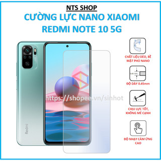 Dán cường lực dẻo bảo vệ màn hình, camera, mặt lựng nano dẻo Xiaomi Redmi Note 10 5G