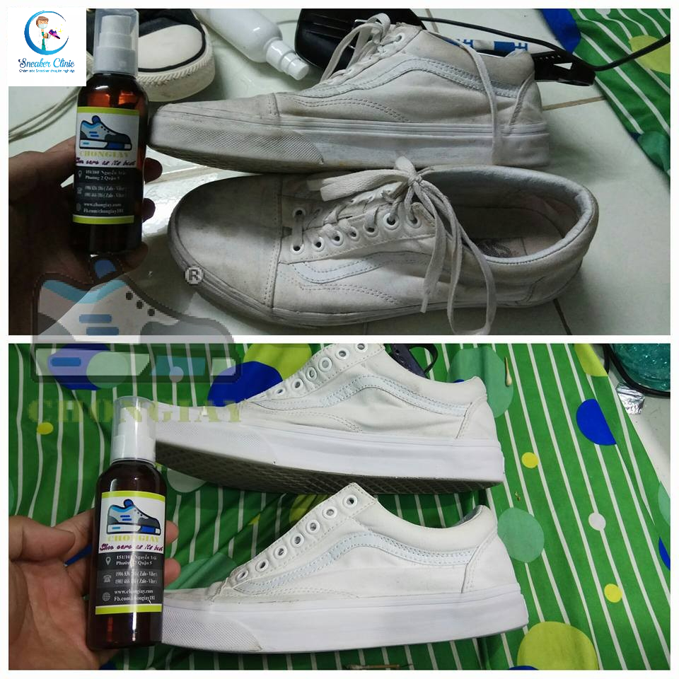 [100 ML] Gel vệ sinh giày Sneaker, Đậm đặc, Siêu Sạch, Thơm Mát, Dễ sử dụng CHONGIAY tại Hà Nội