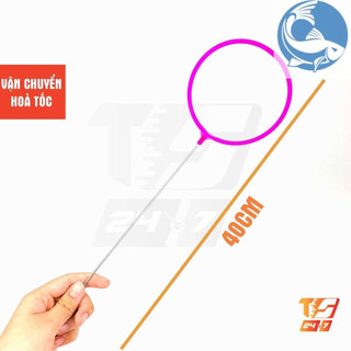 Vợt cá nano dài - vợt lưới tròn vớt artemia, bo bo, cá bột, sinh vật nhỏ