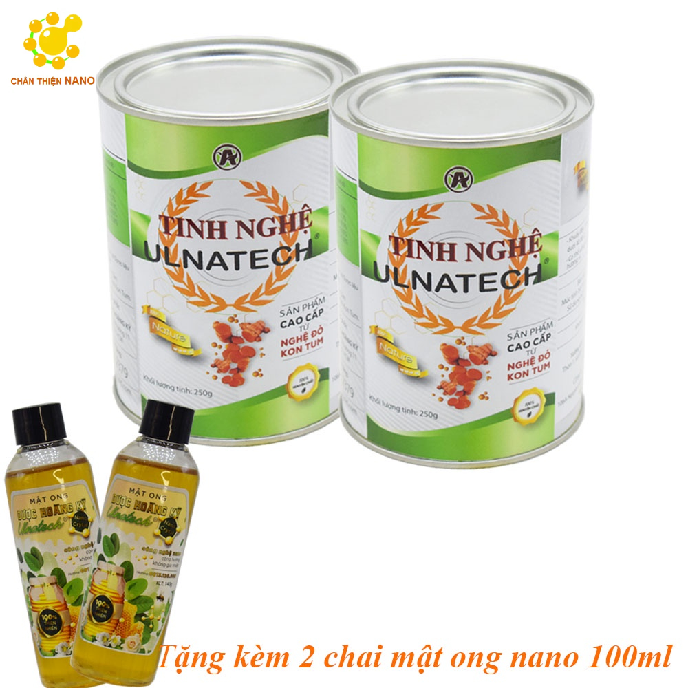 COMBO 2 LON TINH BỘT NGHỆ NANO ULNATECH (500G)