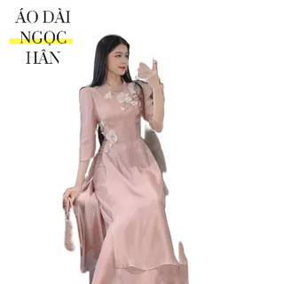 Áo dài voa tơ 2 lớp - Áo dài Ngọc Hân