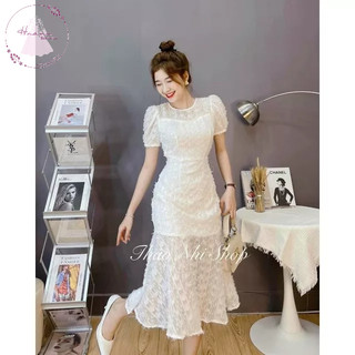 Đầm đuôi cá dự tiệc chất lông vũ siêu xinh( ảnh thật cuối)