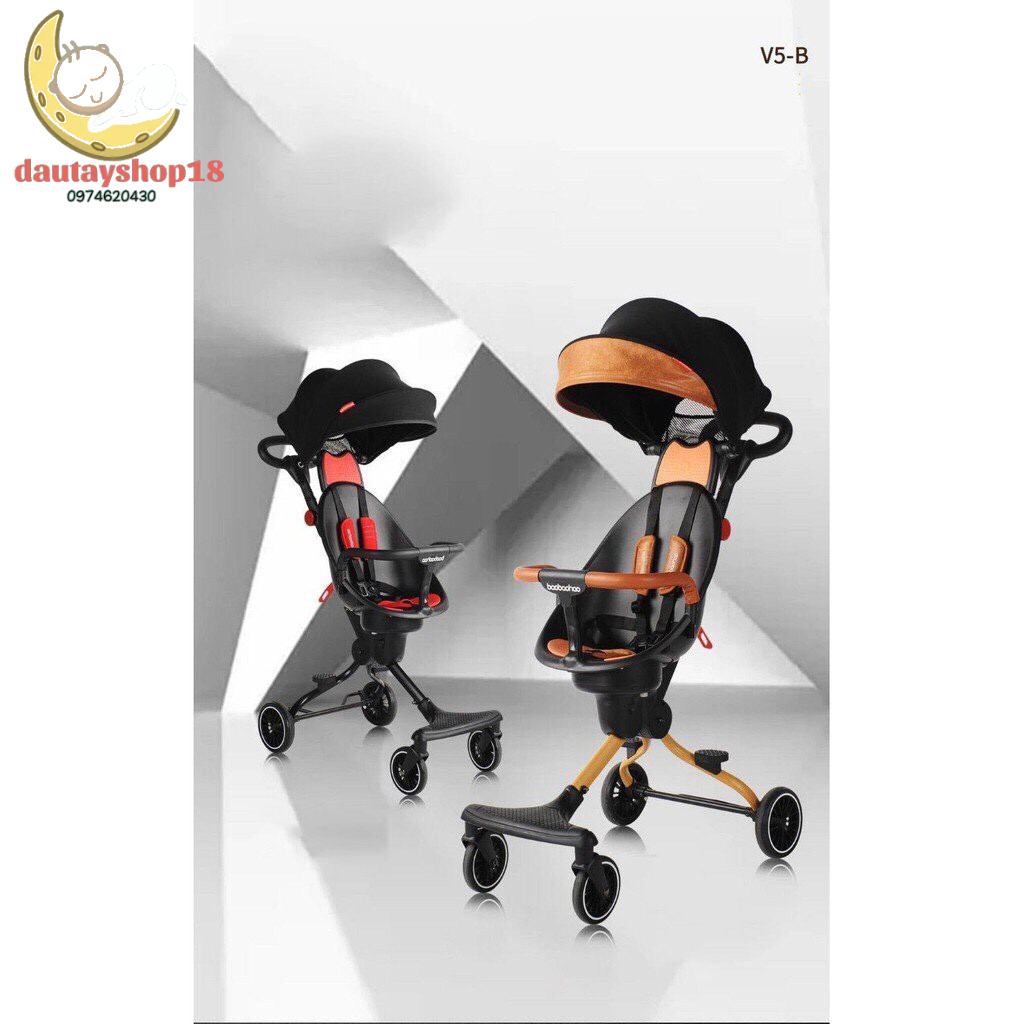 Xe đẩy đi bộ 2 chiều gấp gọn V3 -V5 cho bé