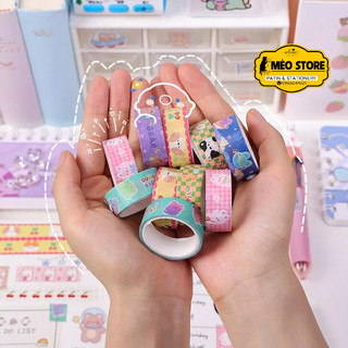 Cuộn washi, cuộn băng dính trang trí xinh xắn