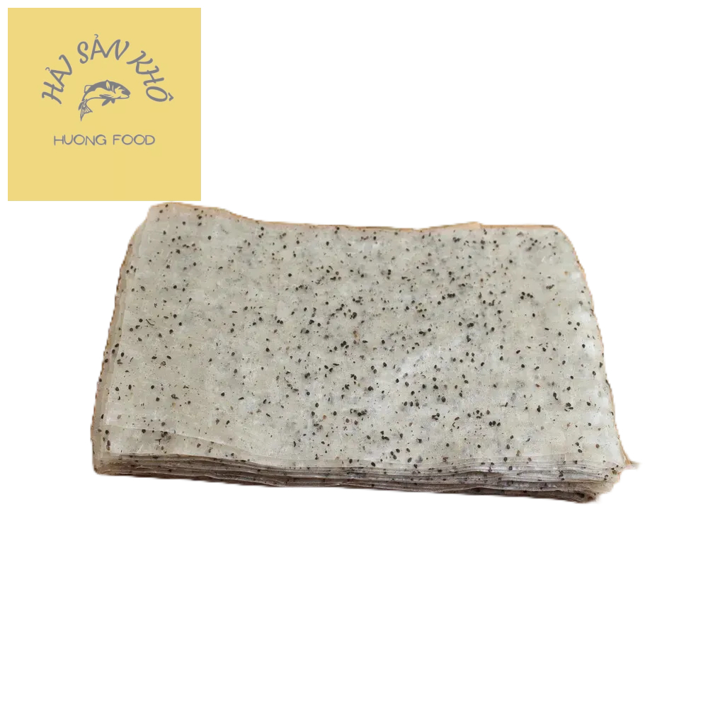 Bánh Tráng Mè 🍘 Dẻo Ngon 🍘 Bánh Tráng Mè Đen Và Mè Trắng Bình Thuận - Món Ăn Dễ Ăn Cho Tất Cả Mọi Người - BT01