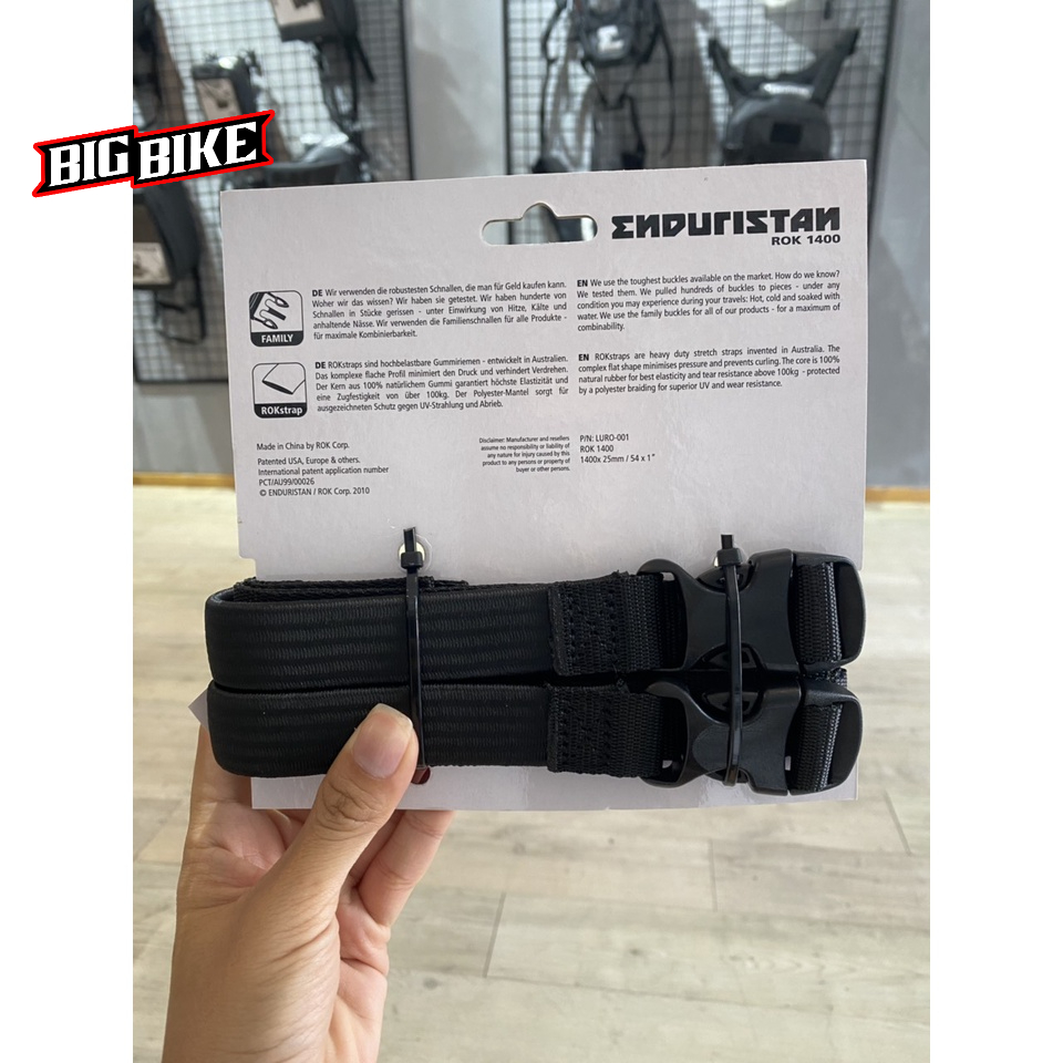DÂY RÀNG TÚI/BALO TRƯỚC/SAU XE ROKSTRAPS 1400