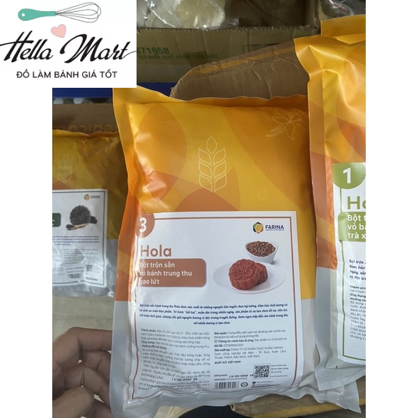 Bột trộn sẵn vỏ bánh trung thu farina 1kg