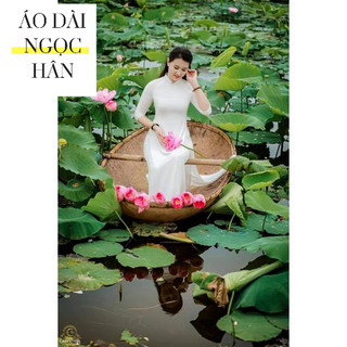 áo dài trắng học sinh lụa mỹ