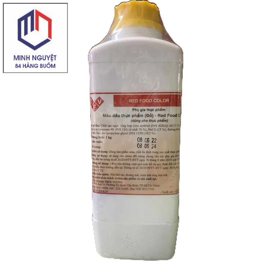 Màu đỏ nước - Phụ gia thực phẩm
