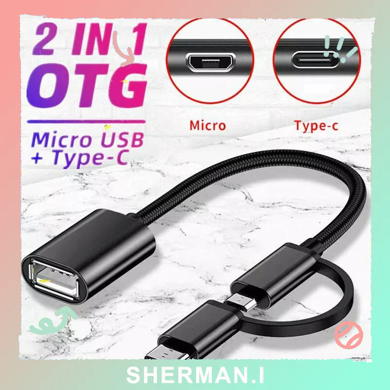 3.0 Dây Cáp OTG 2 Trong 1 USB Đa Năng-SN