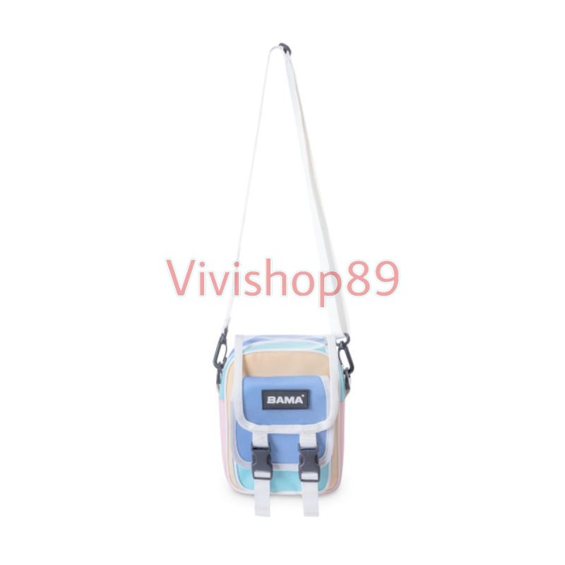 Túi đeo chéo thời trang 2 khóa cho nam với nữ TNV025