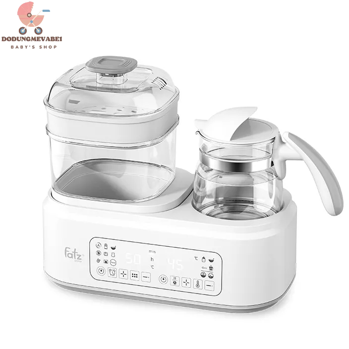 MÁY ĐA NĂNG  FATZBABY(TIỆT TRÙNG/ SẤY KHÔ/ HÂM SỮA/ NẤU CHÁO CHẬM/ ĐUN VÀ HÂM NƯỚC) - MULTIMAX 2 PLU