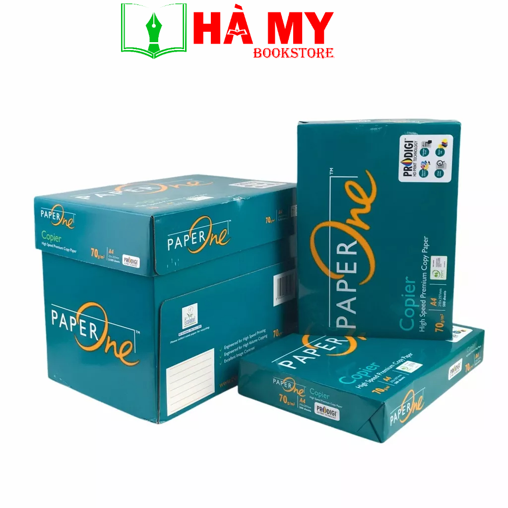 [Hỏa Tốc] Giấy in A4 Paper one Định lượng 70-80gsm - Hàng nhập khẩu chính hãng Đủ 500 tờ/ram giấy