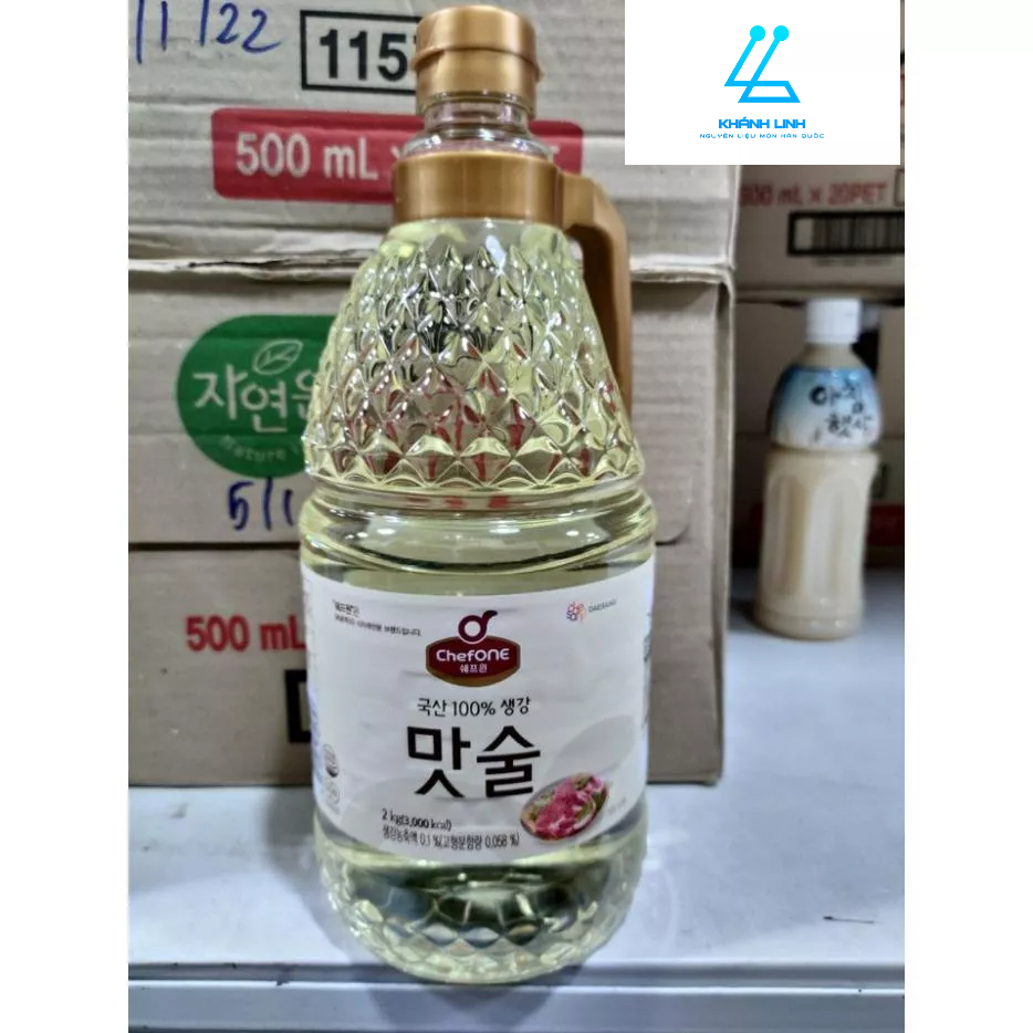 Gia vị nấu ăn hàn quốc, nước ướp thịt cá hàn quốc 2kg - 맛술