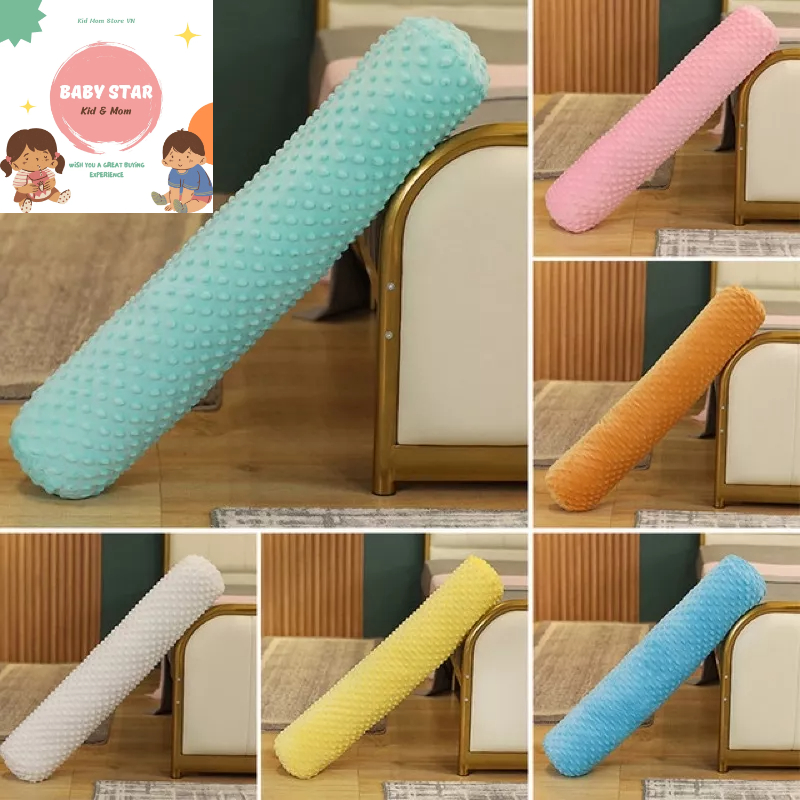 Gối ôm Gối ôm cho bé Gối ngủ cho bé - Kích thước gối 22x60cm Gối ôm vải nhung 7D Massage - 2 Lớp Cao Cấp