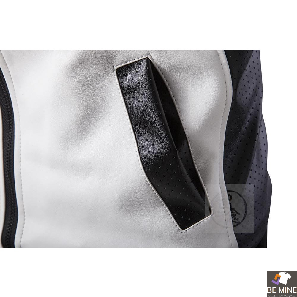 Áo Khoác Nhẹ Nam Kiêm Chống Nắng Phối Màu Đen Trắng BEMIE MEN JK 022