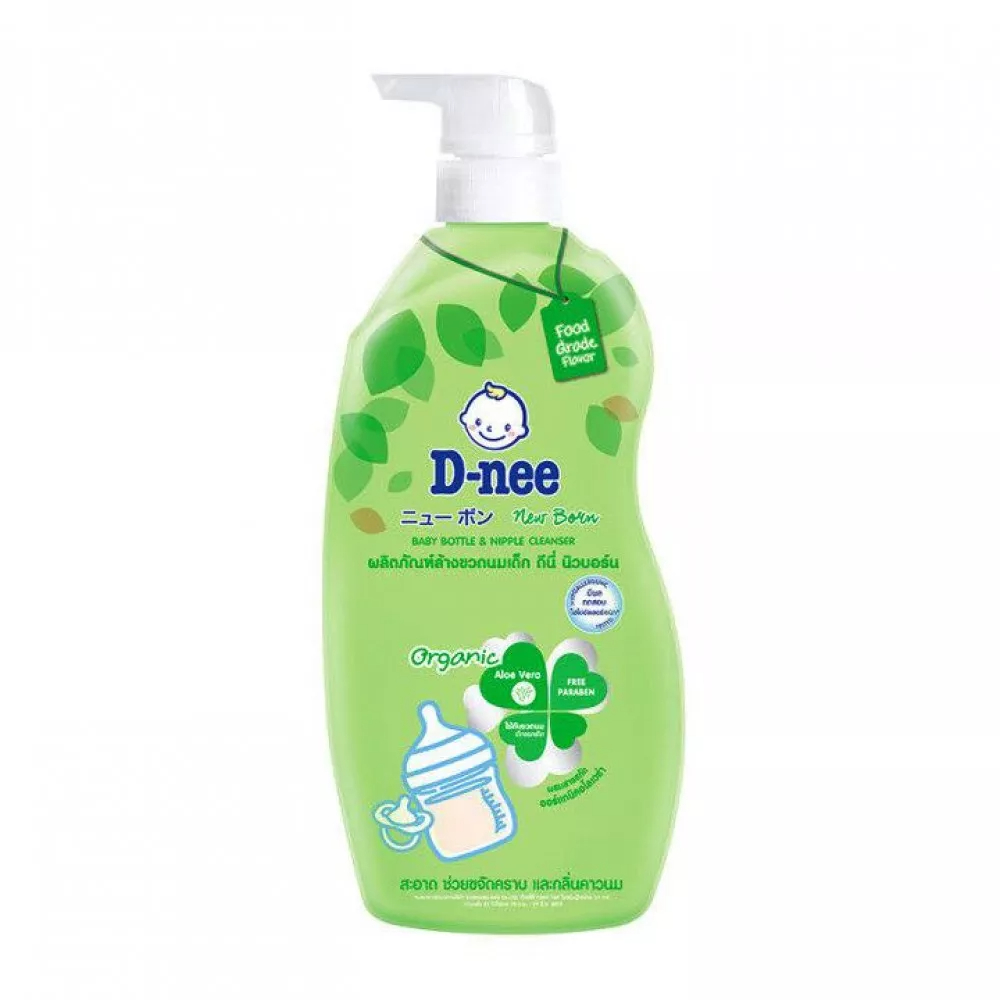 Nước rửa bình/ xúc bình sữa Dnee Thái Lan 600ml/ 550ml mẫu mới
