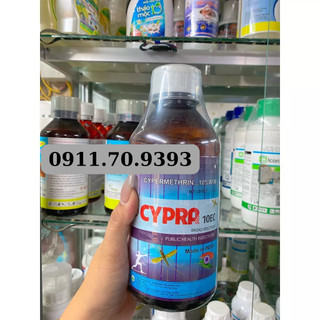 Thuốc diệt muỗi thế hệ mới nhập khẩu nguyên chai từ ấn độ CYPRA 10EC chai 1 lít