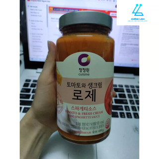 Sốt mì ý rose hàn quốc vị cà chua kem tươi - 로제 스파게티 소스