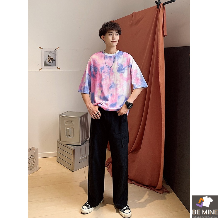 Áo Thun Cổ Tròn Tshirt Nữ Nam Unisex Chất Vải Thun Cotton Loang Trơn WAT465