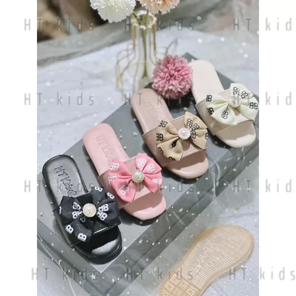 Dép lê bé gái nơ B.B ngọc