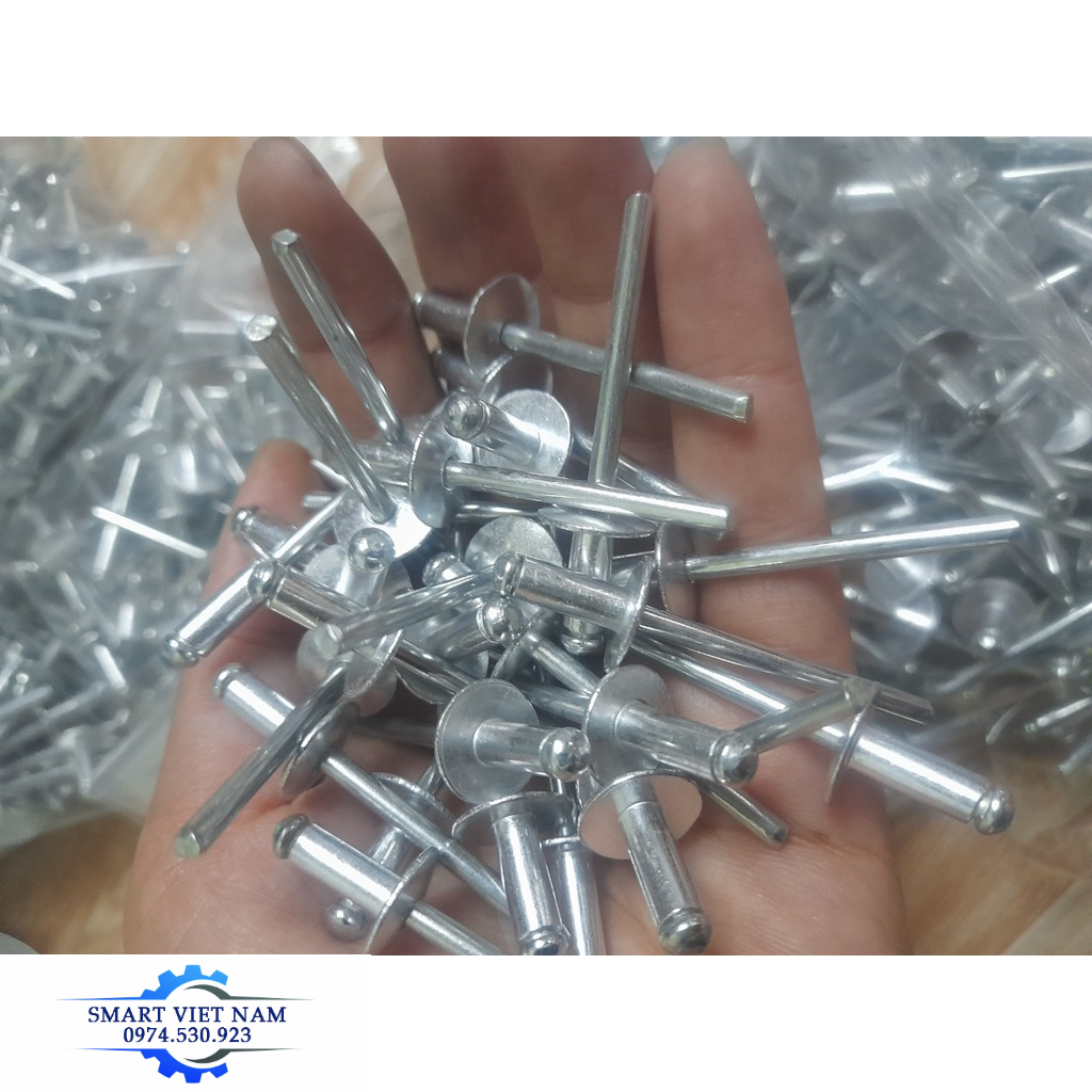 Đinh rút nhôm,đinh rút thùng xe tải,combo 100 chiếc