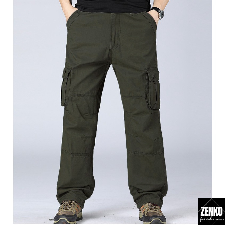 Bộ 03 Quần Kaki Nam Cạp Chun Phối Túi Vuông Thời Trang Zenkonam 3MEN QUAN 049