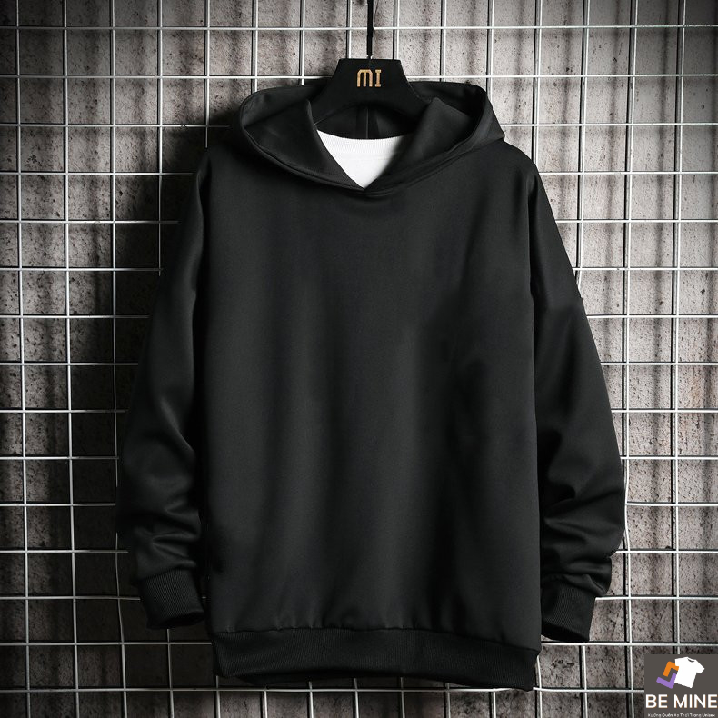 Áo Hoodie Nón Chui Trùm Đầu Nữ Nam Unisex Chất Vải Nỉ Poly 1 Túi WAH060