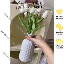 Lọ Hoa MIni Màu Pastel Decor Gốm Sứ Bát Tràng, Bình Hoa Nhỏ Xinh Trang Trí Để Bàn Học, Bàn Làm Việc Nhiều Mẫu Mã
