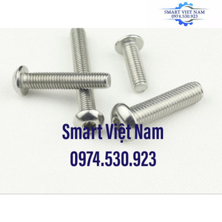 Bulong inox M4 lục giác chìm đầu cầu Combo 100 Chiếc