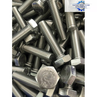 Bulong inox lgn inox 201 m8 ren suốt,ty ren, ecu 8