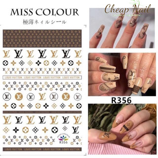 Sticker thương hiệu trang trí móng, stick dán móng hình thương hiệu - Cheap Nail