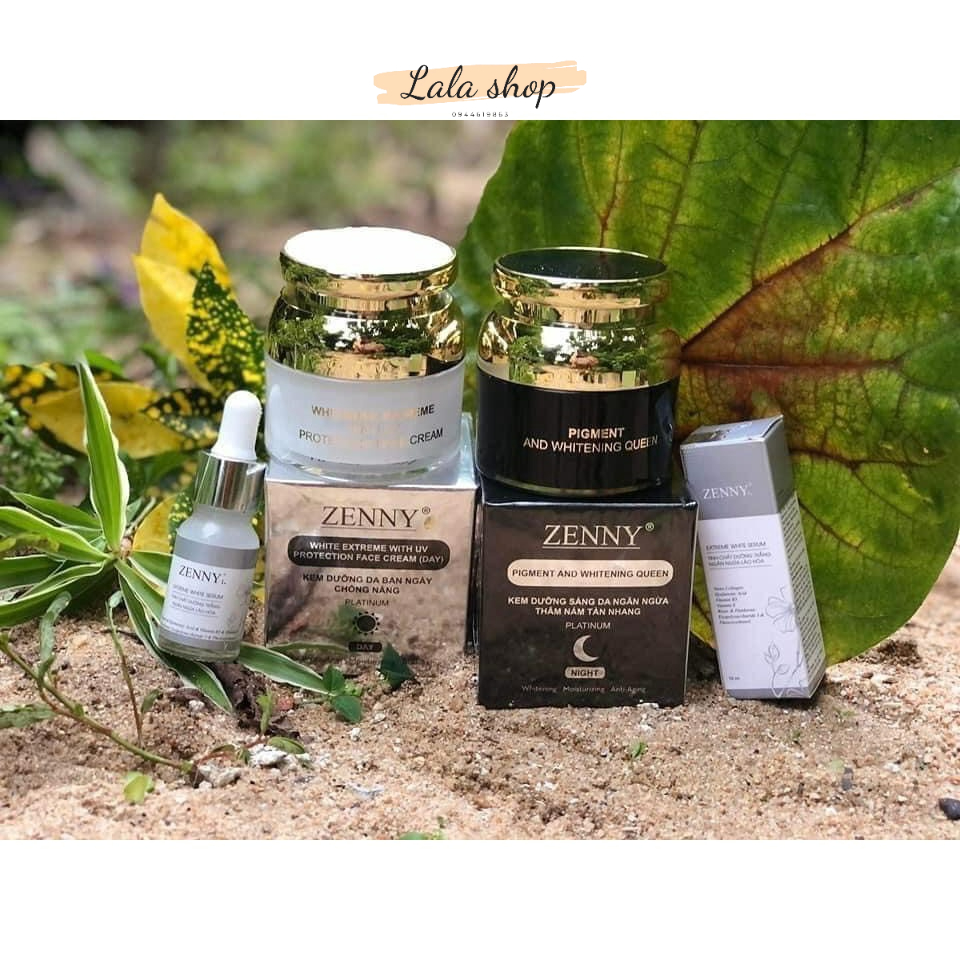 Kem Zenny Platinum  tặng sữa rửa mặt , serum - Chính hãng