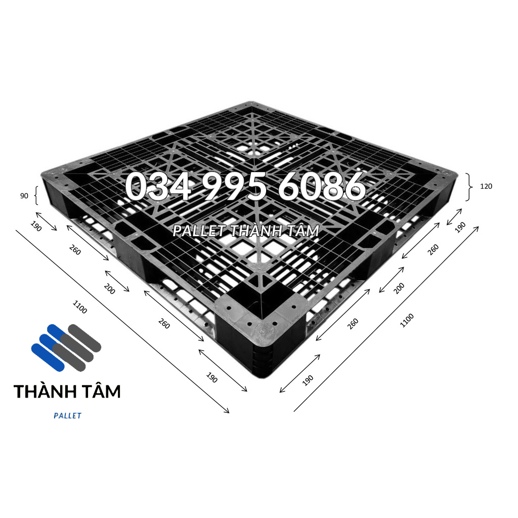 Pallet Nhựa Xuất Khẩu 1100x1100mm
