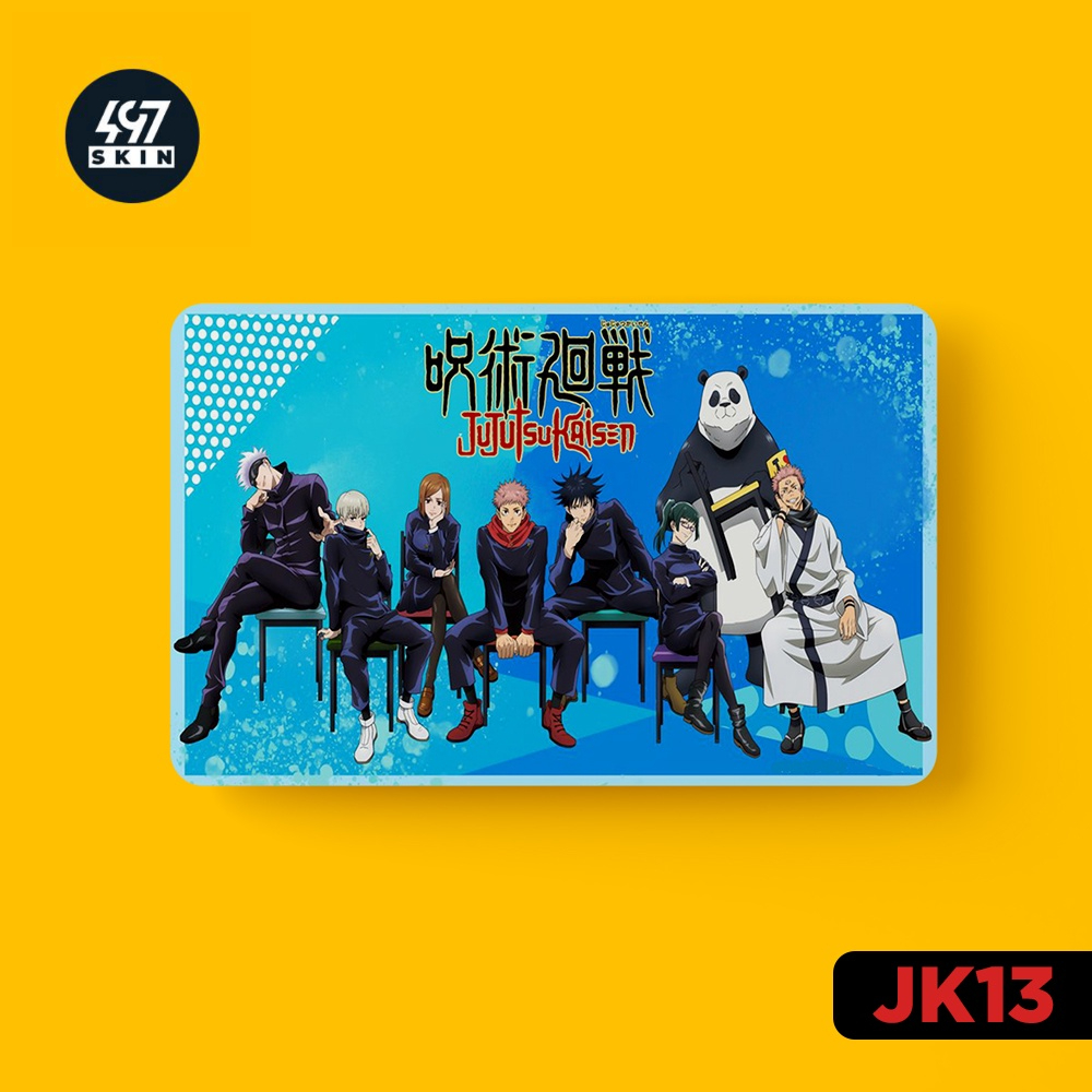 Skin Card Jujutsu Kaisen (Series 2)  - Miếng Dán ATM, Thẻ Xe, Thẻ Từ, Thẻ Chung Cư - Chất Liệu Chống Xước - Chống Nước