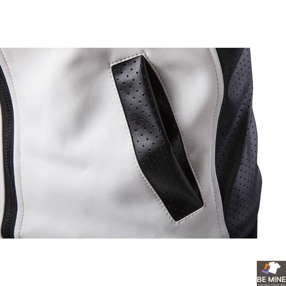 Áo Khoác Nhẹ Nam Kiêm Chống Nắng Phối Màu Đen Trắng BEMIE MEN JK 022