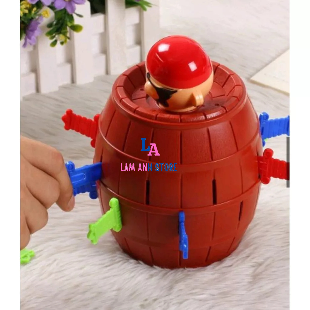 ĐỒ CHƠI HẢI TẶC SIZE TO 16 KIẾM, THÙNG CƯỚP BIỂN LAM ANH STORE, ĐỒ CHƠI GIẢI TRÍ