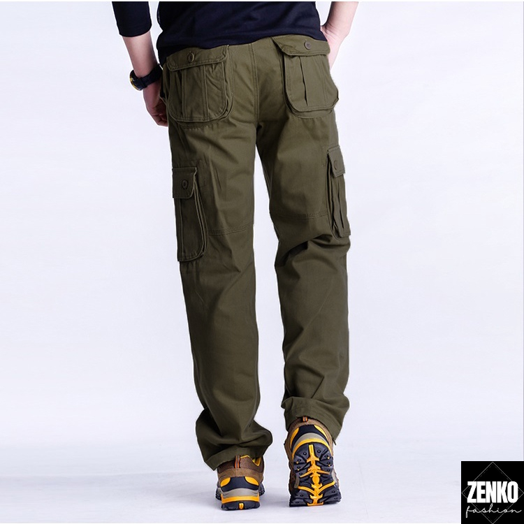 Bộ 03 Quần Kaki Nam Cạp Chun Phối Túi Vuông Thời Trang Zenkonam 3MEN QUAN 049
