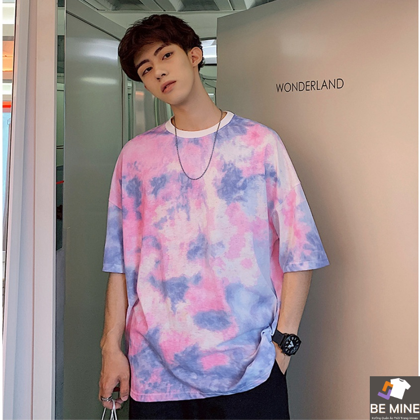 Áo Thun Cổ Tròn Tshirt Nữ Nam Unisex Chất Vải Thun Cotton Loang Trơn WAT465