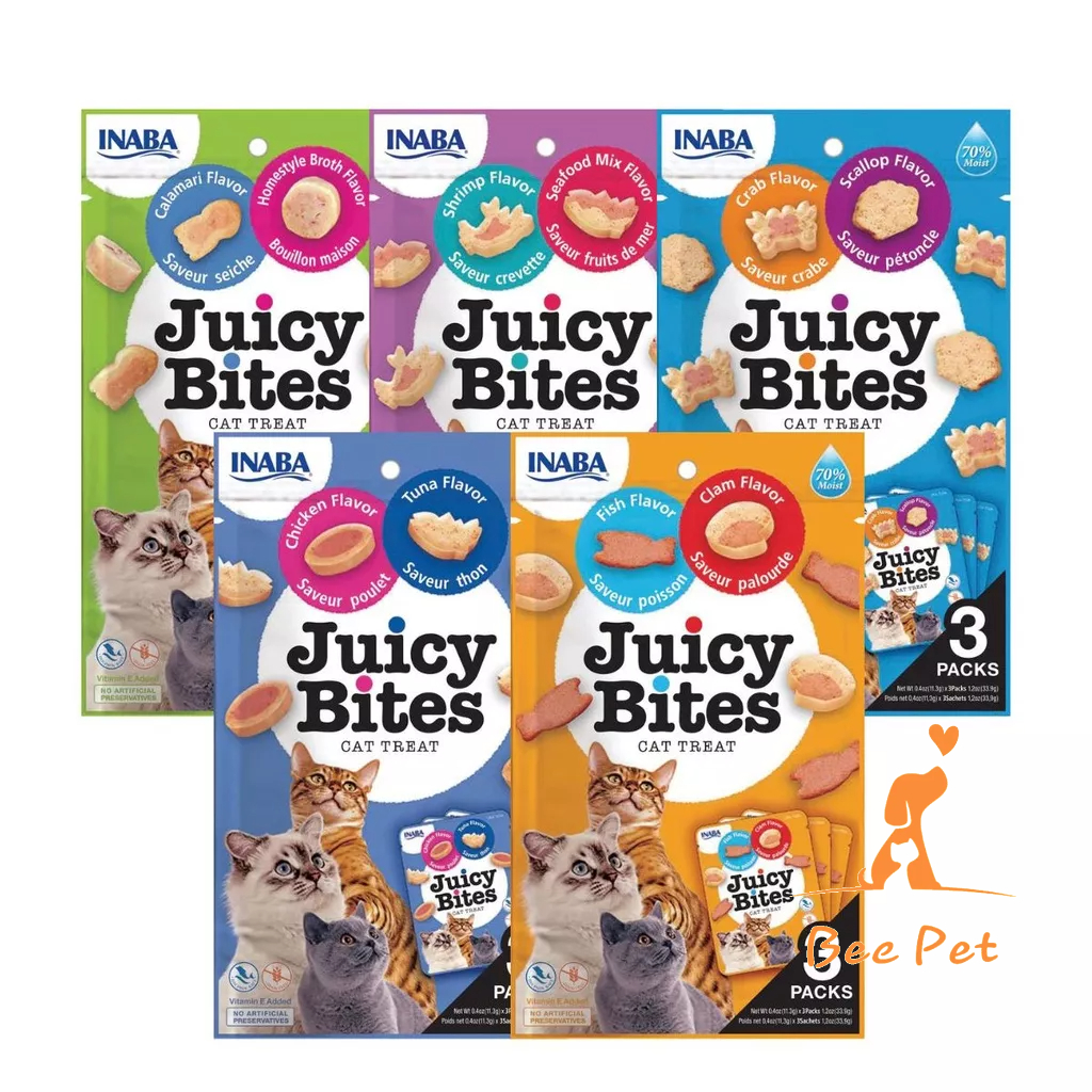 Snack Inaba Juicy Bites 33.9g - bánh thưởng cho mèo đủ vị