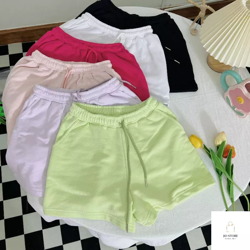 ✨️✨️Quần thun nỉ trơn Freesize, quần đùi nữ, quần thun ngắn, quần short