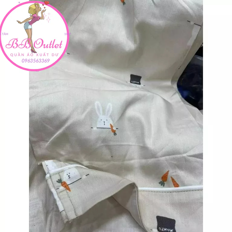 Quần thô Pyjama cotton organic xuất Hàn