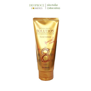 Sữa Rửa Mặt Deoproce Giúp Căng Sáng Da chiết xuất 8 loại thảo mộc