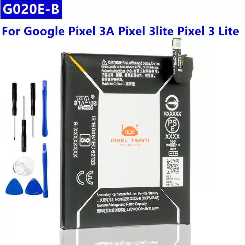 Pin Pixel 3a Pin Zin Thay Thế Cho Điện Thoại Google Pixel 3a GO2OE-B 3000mAh